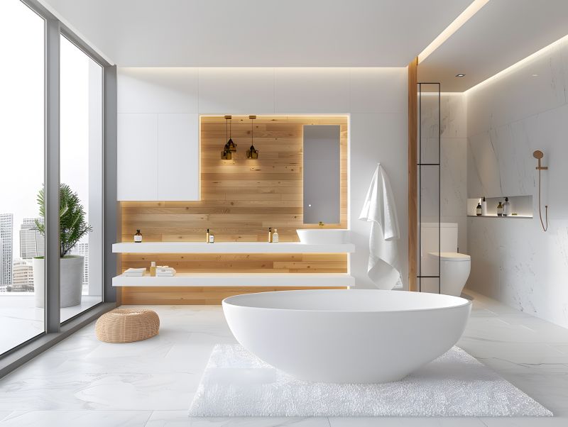 Modern Alcove Bathtub