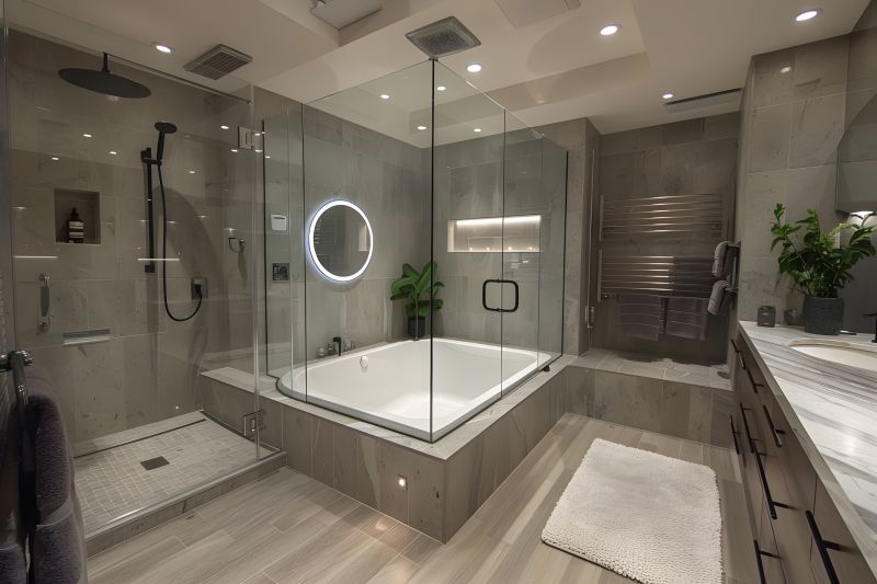 Oval Drop-In Bathtub